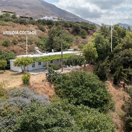 Vrisidia Cottage - Nature, Seaview & Relax بلاكاس المظهر الخارجي الصورة